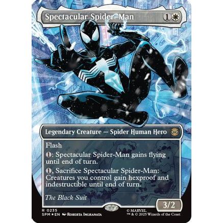 Spectacular Spider-Man (0235) (Borderless) (Textured Foil) (SPM-235) - Marvel's Spider-Man Foil