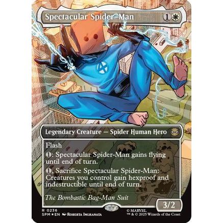 Spectacular Spider-Man (0236) (Borderless) (Textured Foil) (SPM-236) - Marvel's Spider-Man Foil