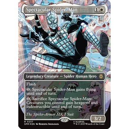 Spectacular Spider-Man (0237) (Borderless) (Textured Foil) (SPM-237) - Marvel's Spider-Man Foil
