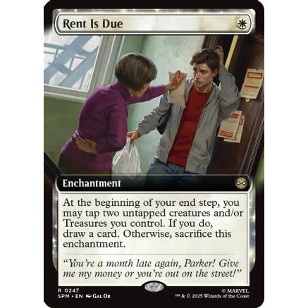 Rent Is Due (Extended Art) (SPM-247) - Marvel's Spider-Man Foil