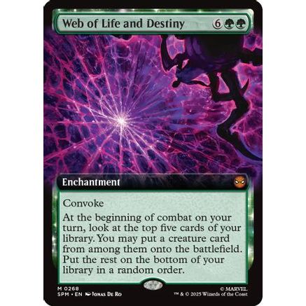 Web of Life and Destiny (Extended Art) (SPM-268) - Marvel's Spider-Man Foil