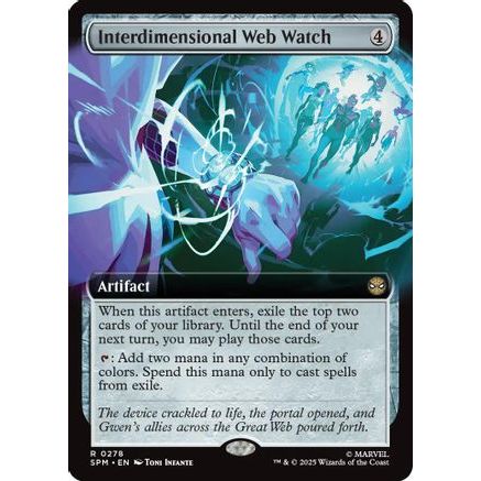Interdimensional Web Watch (Extended Art) (SPM-278) - Marvel's Spider-Man Foil