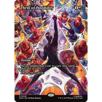 Thrill of Possibility (Borderless) (MAR-028) - Marvel Eternal-Legal