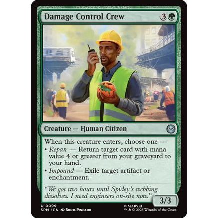 Damage Control Crew (SPM-099) - Marvel's Spider-Man Foil
