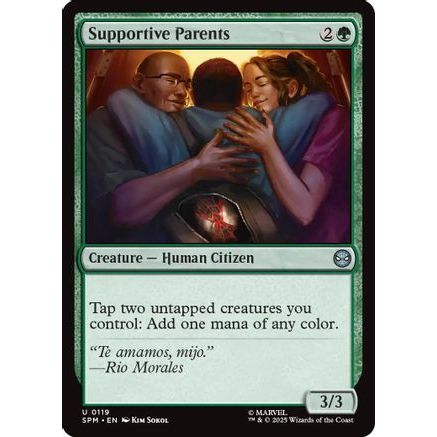 Supportive Parents (SPM-119) - Marvel's Spider-Man Foil