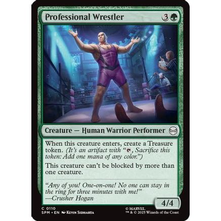 Professional Wrestler (SPM-110) - Marvel's Spider-Man Foil