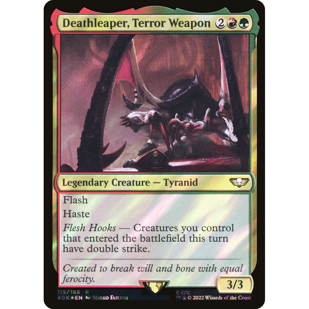 Deathleaper, Terror Weapon (40K-115) - Warhammer 40,000 Commander Foil