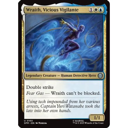 Wraith, Vicious Vigilante (SPM-160) - Marvel's Spider-Man Foil