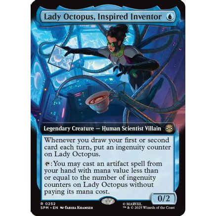 Lady Octopus, Inspired Inventor (Extended Art) (SPM-252) - Marvel's Spider-Man Foil