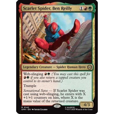 Scarlet Spider, Ben Reilly (SPM-142) - Marvel's Spider-Man Foil