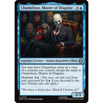 Chameleon, Master of Disguise (SPM-027) - Marvel's Spider-Man Foil