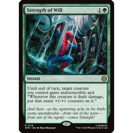Strength of Will (SPM-118) - Marvel's Spider-Man Foil