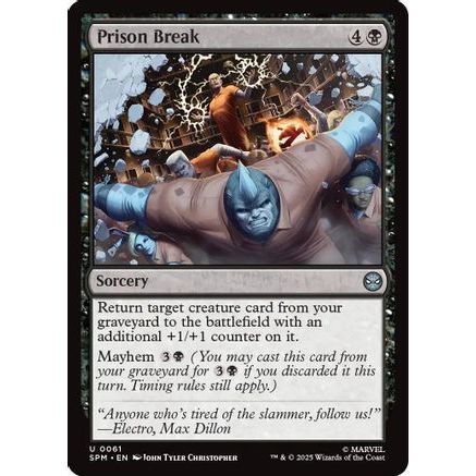 Prison Break (SPM-061) - Marvel's Spider-Man Foil