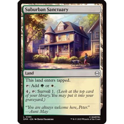 Suburban Sanctuary (SPM-185) - Marvel's Spider-Man Foil