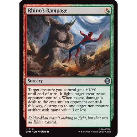 Rhino's Rampage (SPM-141) - Marvel's Spider-Man Foil