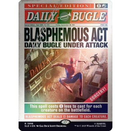 Blasphemous Act (1998) (Rainbow Foil) (SLD-1998) - Secret Lair Drop Series Foil