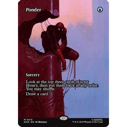 Ponder (Borderless) (MAR-013) - Marvel Eternal-Legal Foil