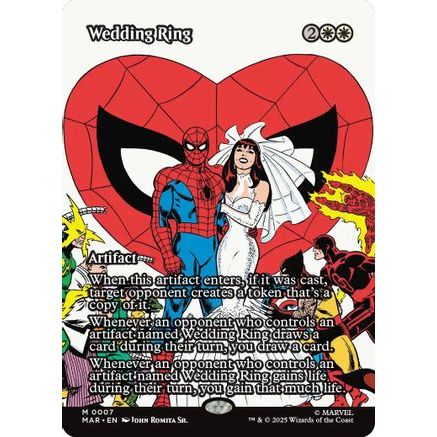Wedding Ring (Borderless) (MAR-007) - Marvel Eternal-Legal Foil