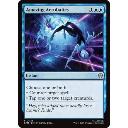 Amazing Acrobatics (SPM-025) - Marvel's Spider-Man Foil