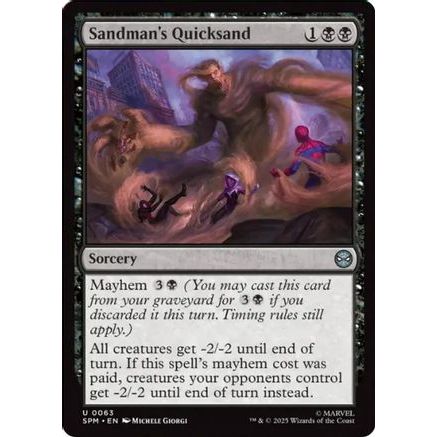 Sandman's Quicksand (SPM-063) - Marvel's Spider-Man Foil