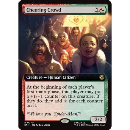 Cheering Crowd (Extended Art) (SPM-270) - Marvel's Spider-Man