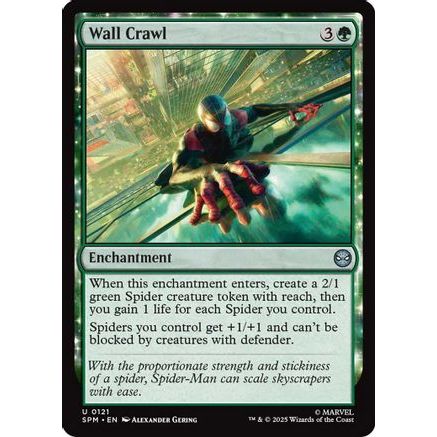 Wall Crawl (SPM-121) - Marvel's Spider-Man Foil