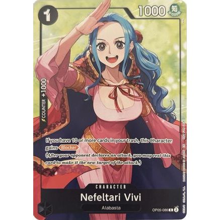 Nefeltari Vivi (Welcome Pack Vol. 2) (OP05-086) - One Piece Promotion Cards