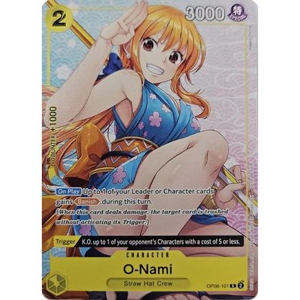 O-Nami (Welcome Pack Vol. 2) (OP06-101) - One Piece Promotion Cards