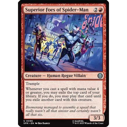 Superior Foes of Spider-Man (SPM-096) - Marvel's Spider-Man Foil