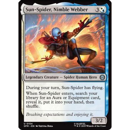 Sun-Spider, Nimble Webber (SPM-154) - Marvel's Spider-Man Foil
