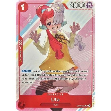 Uta (Welcome Pack Vol. 2) (OP09-002) - One Piece Promotion Cards