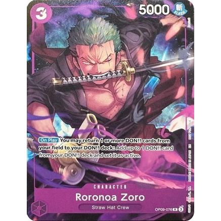 Roronoa Zoro (Welcome Pack Vol. 2) (OP09-076) - One Piece Promotion Cards