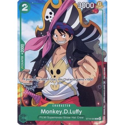 Monkey.D.Luffy (Welcome Pack Vol. 2) (ST16-005) - One Piece Promotion Cards