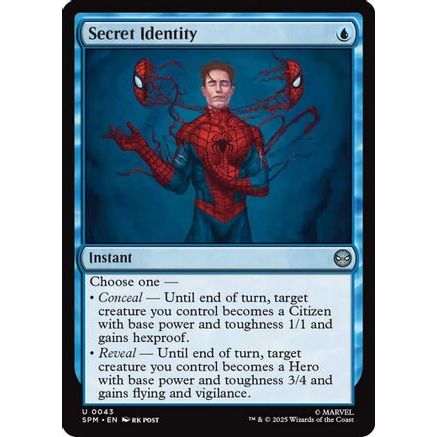 Secret Identity (SPM-043) - Marvel's Spider-Man Foil