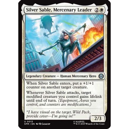 Silver Sable, Mercenary Leader (SPM-013) - Marvel's Spider-Man