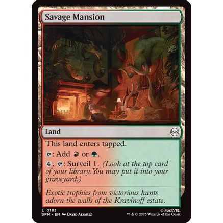 Savage Mansion (SPM-183) - Marvel's Spider-Man