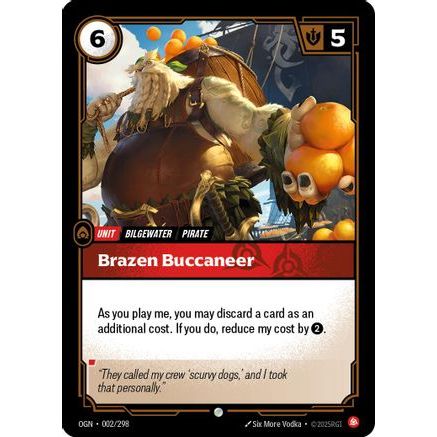 Brazen Buccaneer (002/298) - Origins Foil