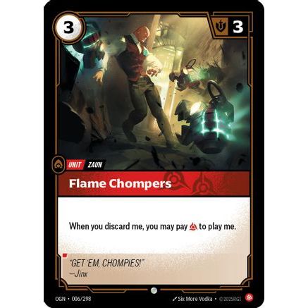 Flame Chompers (006/298) - Origins Foil