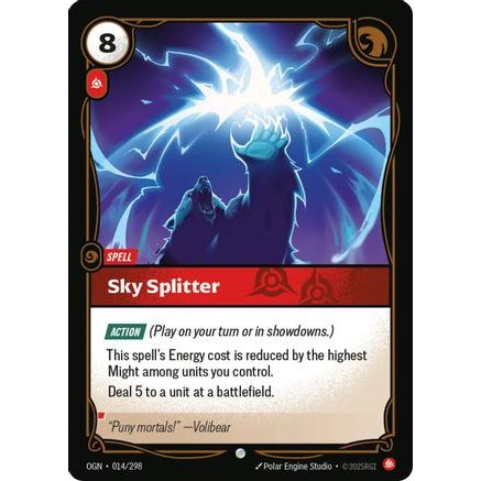 Sky Splitter (014/298) - Origins Foil