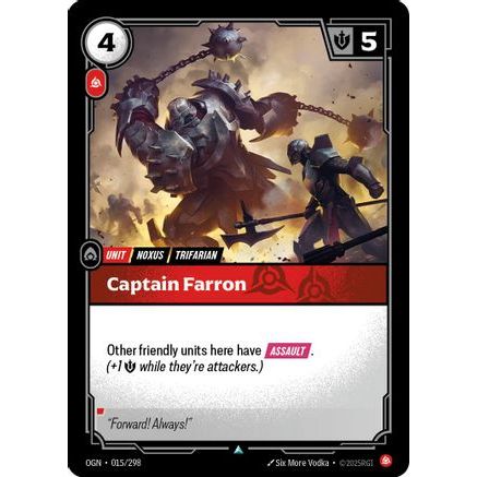 Captain Farron (015/298) - Origins Foil