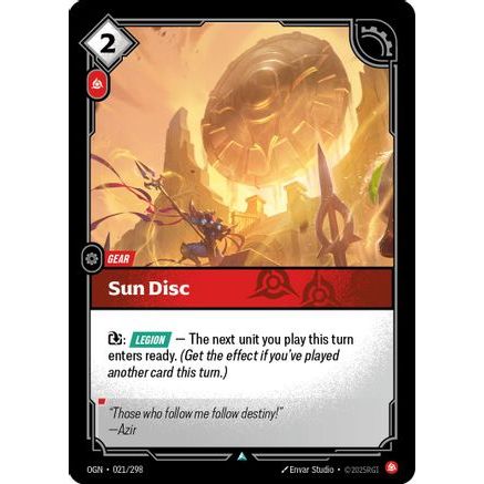 Sun Disc (021/298) - Origins Foil