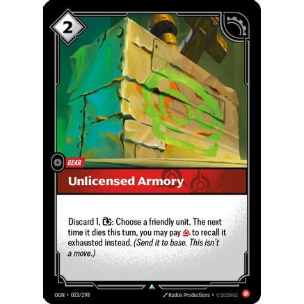 Unlicensed Armory (023/298) - Origins