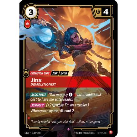 Jinx - Demolitionist (030/298) - Origins Foil