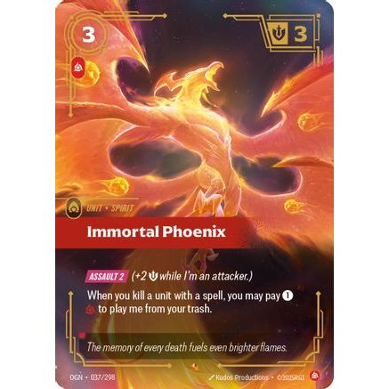 Immortal Phoenix (037/298) - Origins Foil