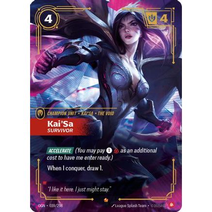 Kai'Sa - Survivor (039/298) - Origins Foil
