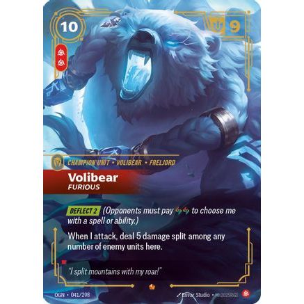 Volibear - Furious (041/298) - Origins Foil