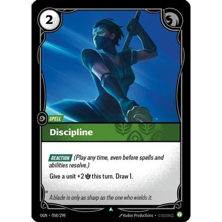 Discipline (058/298) - Origins