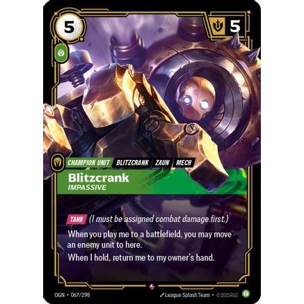Blitzcrank - Impassive (067/298) - Origins Foil