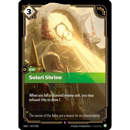 Solari Shrine (072/298) - Origins Foil