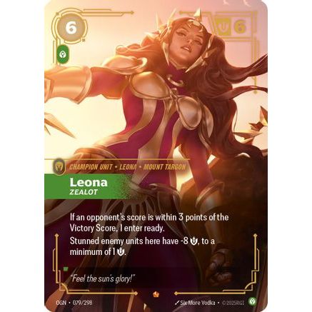 Leona - Zealot (079/298) - Origins Foil